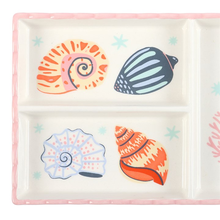 Pastel Shell & Coral Trinket Tray