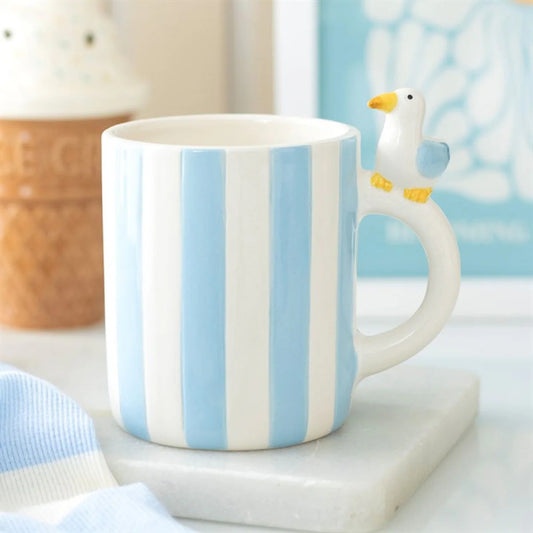 Seagull Striped Ceramic Mug